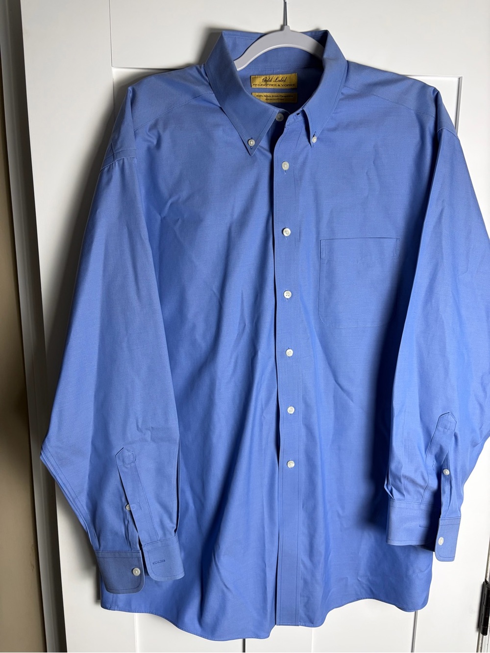Gold Label‎ Roundtree & Yorke Long-Sleeve Button-Down Dress Shirt